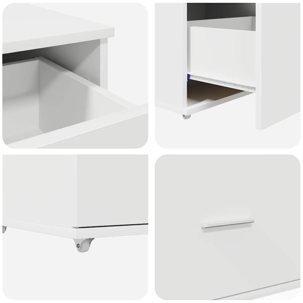 Drawer Cabinet 55 x 45 x 31 cm White