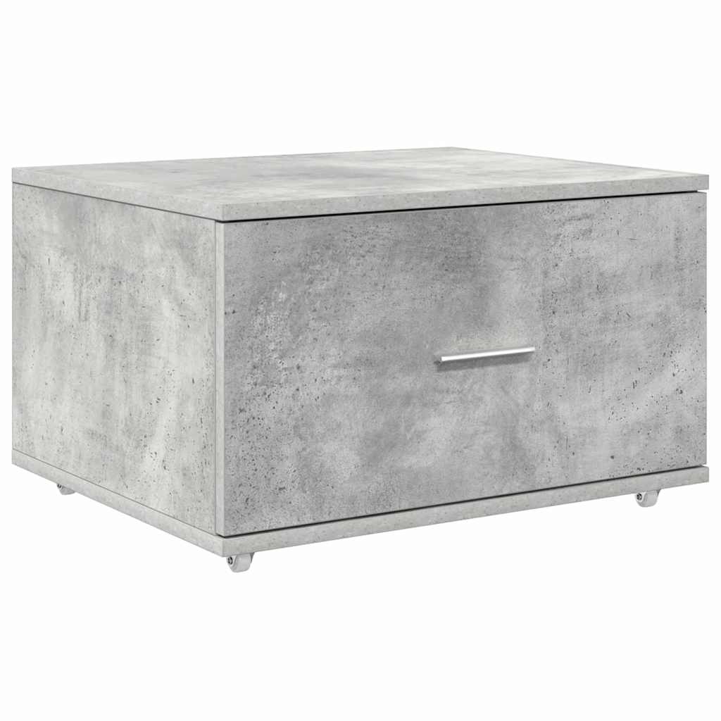 Drawer Cabinet 55 x 45 x 31 cm Concrete Grey