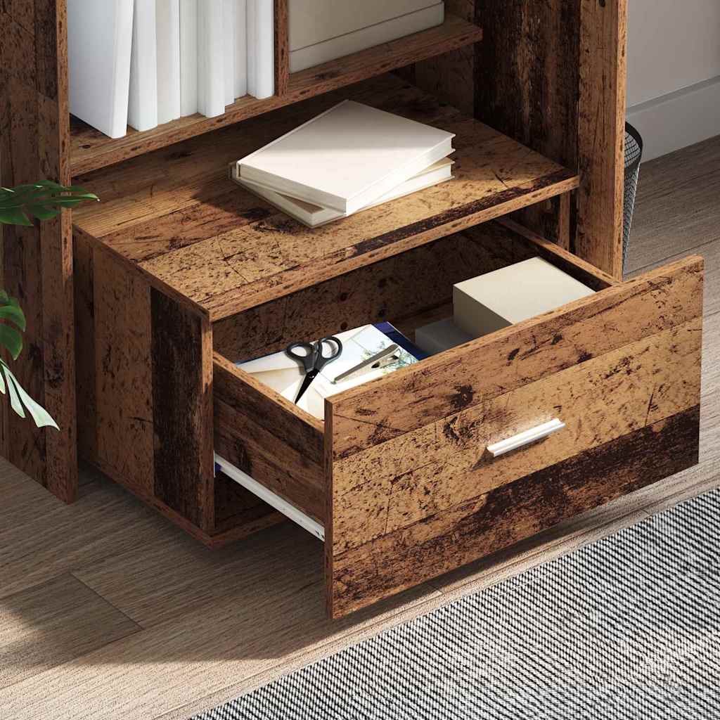 Drawer Cabinet 55 x 45 x 31 cm Old Wood