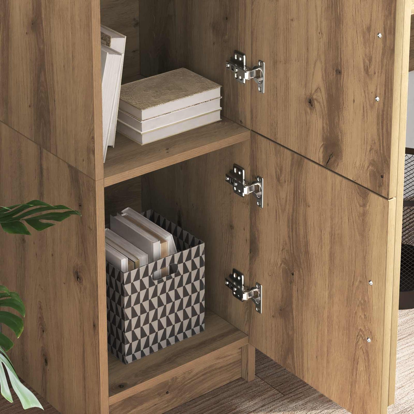 Highboard Artisan Oak 31.5 x 32 x 122.5 cm