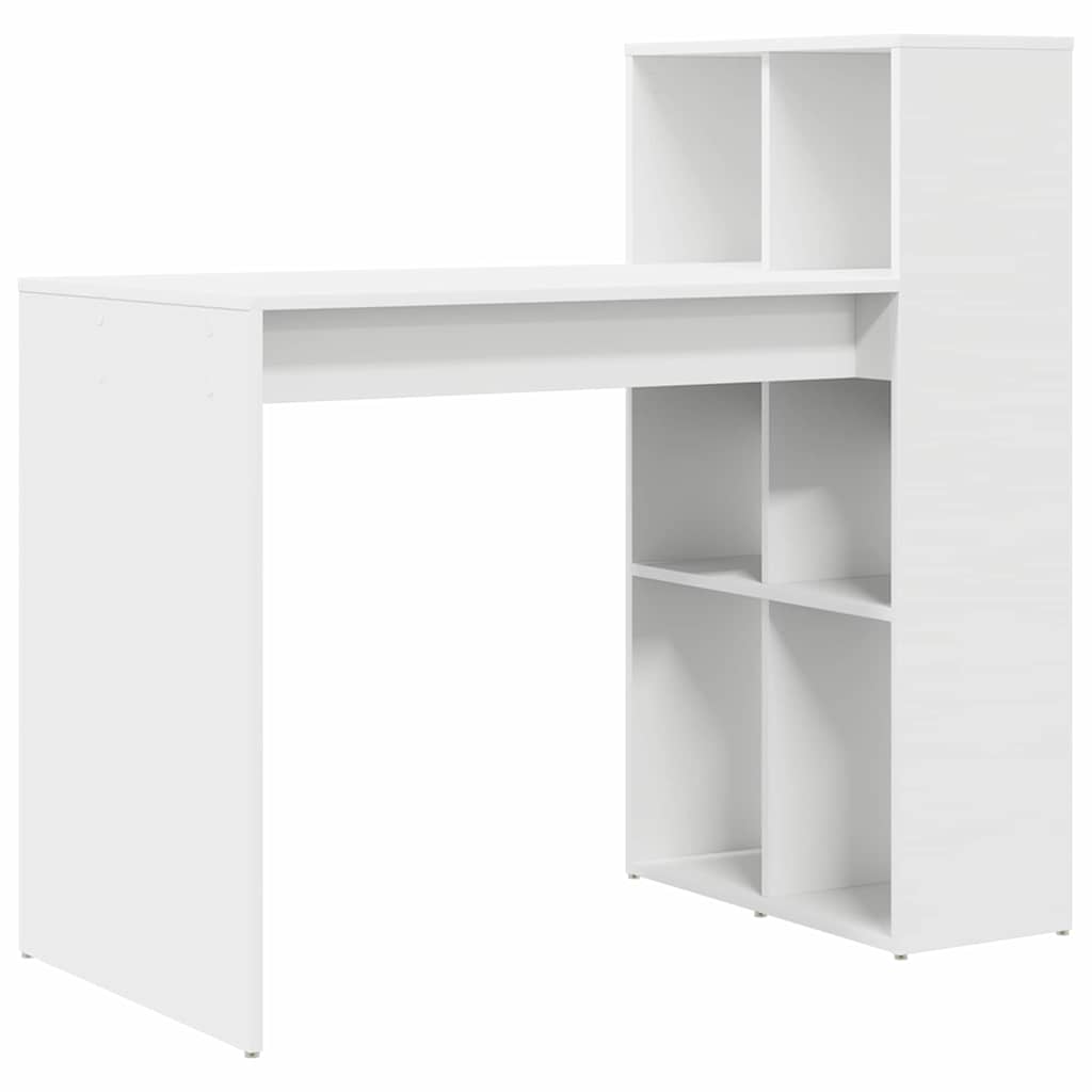 Desk White 108 x 55 x 103 cm Engineered Wood