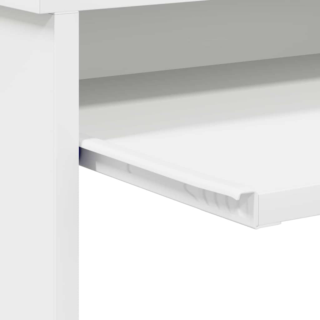 Desk White 106 x 41 x 88.5 cm Engineered Wood