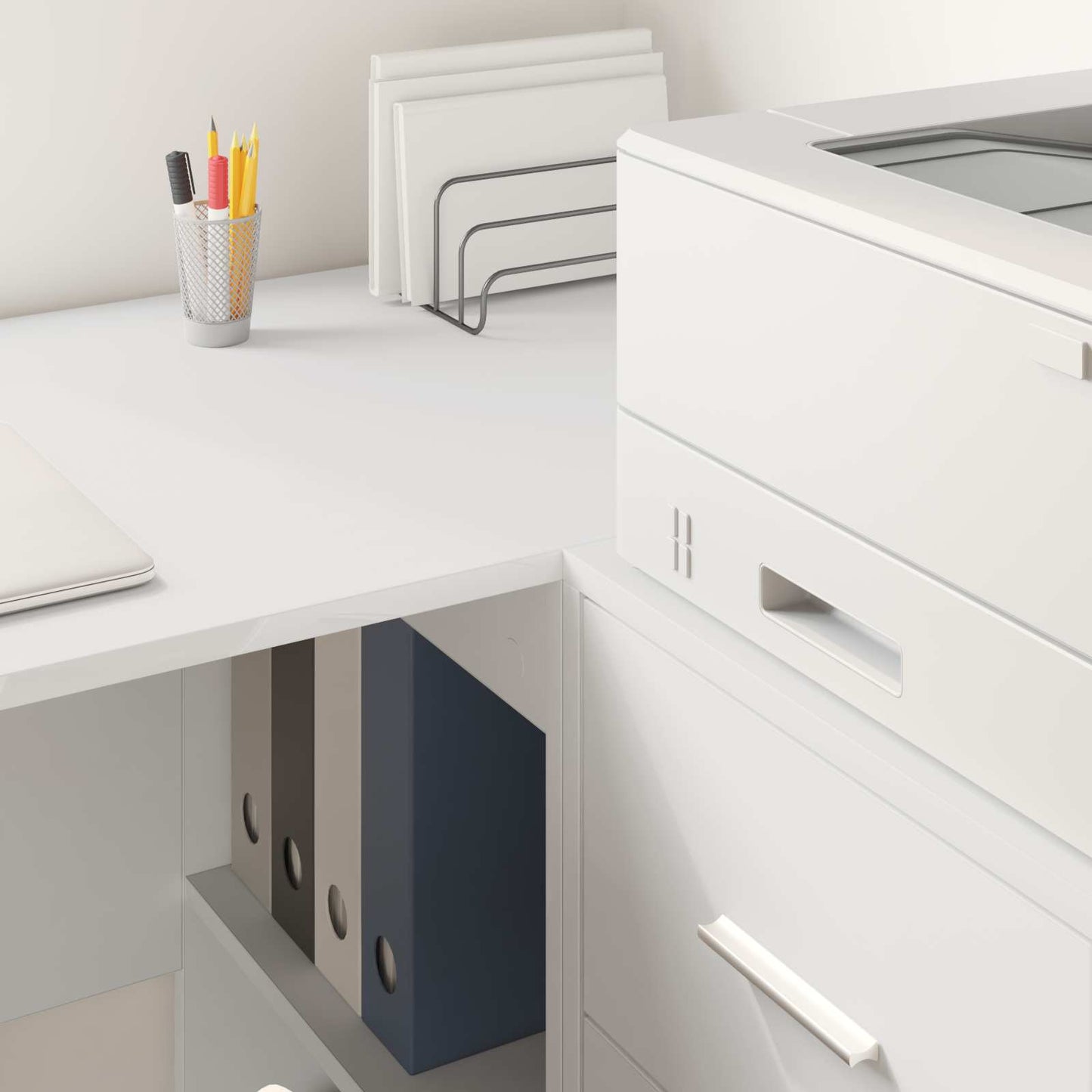 Sideboard with Drawer White 38 x 34 x 75 cm