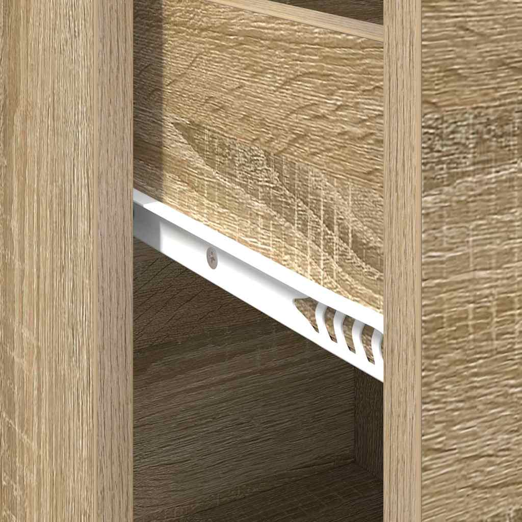 Sideboard with Drawer Sonoma Oak 38 x 34 x 75 cm