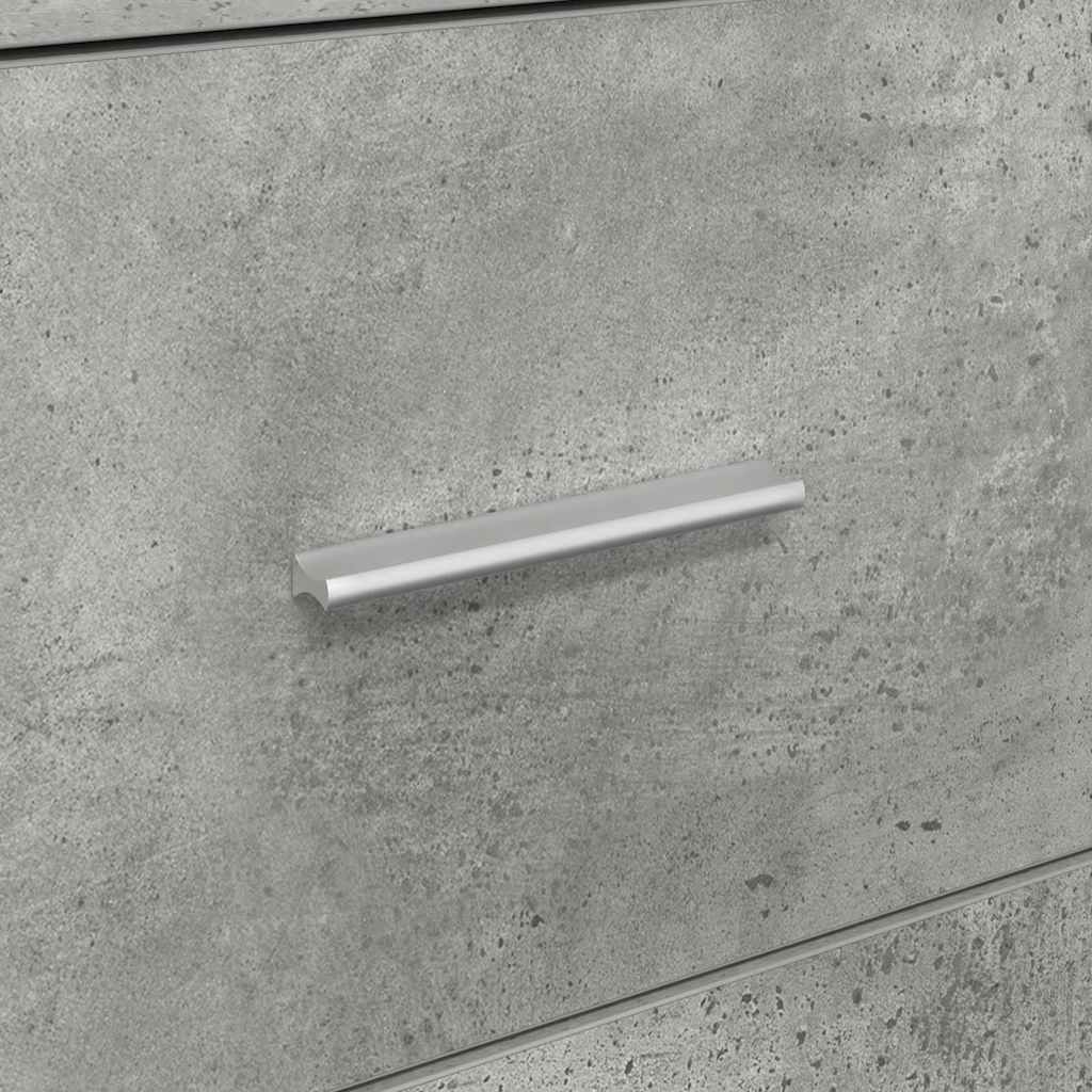 Sideboard with Drawer Concrete Grey 38 x 34 x 75 cm