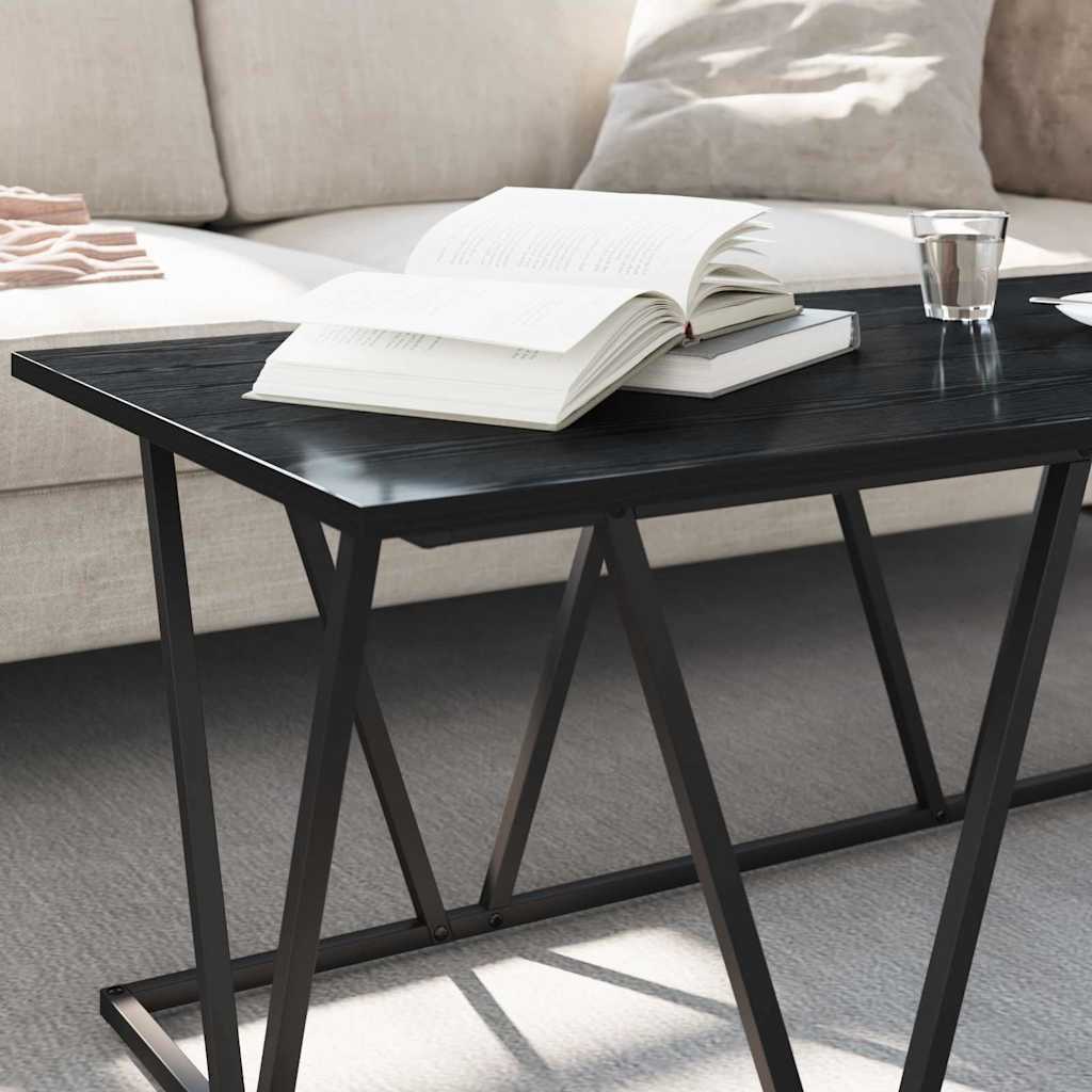 Coffee Table Black Oak 100 x 50 x 40 cm