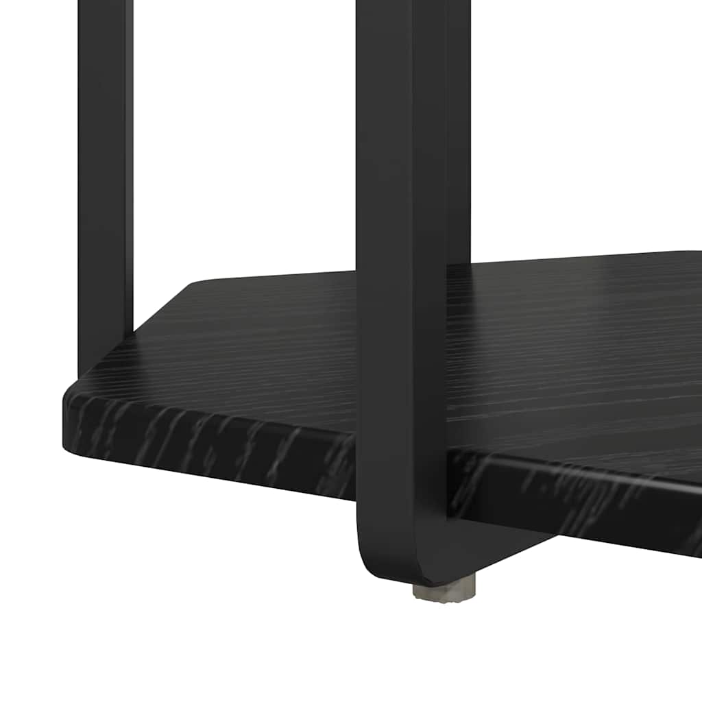 Side Table Set 2 pcs Black Oak 50 x 50 x 50.5 cm