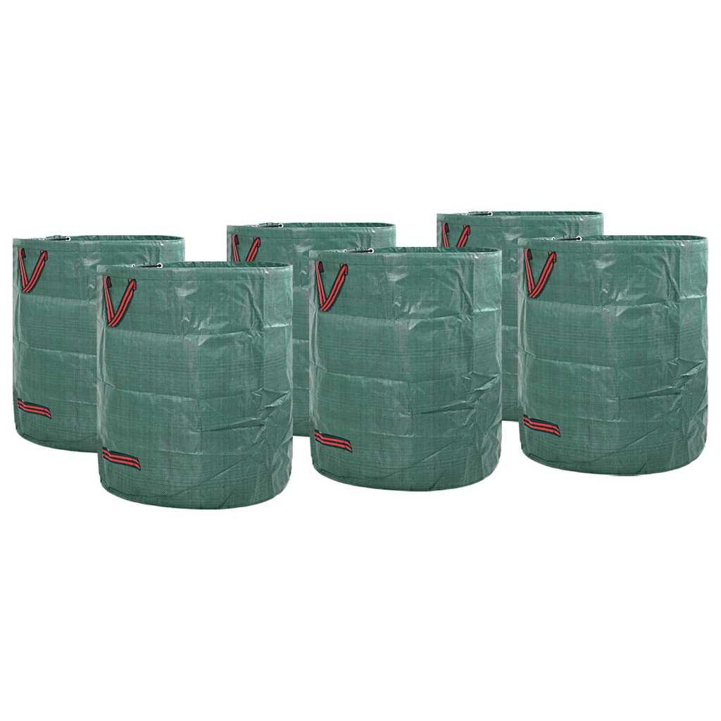 Garden Waste Bags 12 pcs 272 L Green Polypropylene