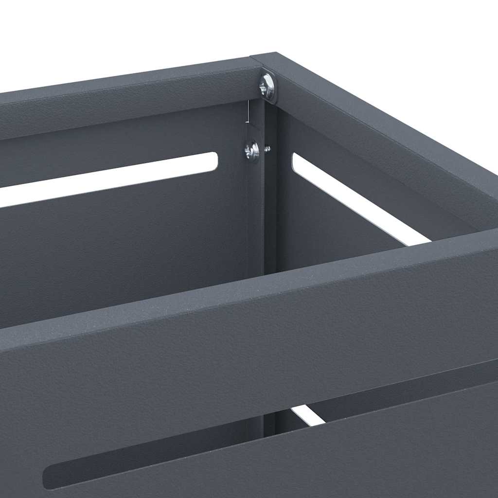 Rain Umbrella Stand Anthracite 15.5 x 15.5 x 49 cm Steel