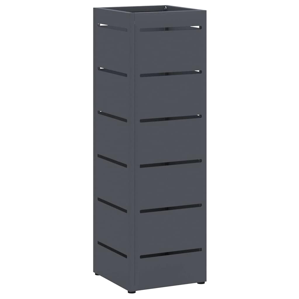 Rain Umbrella Stand Anthracite 15.5 x 15.5 x 49 cm Steel