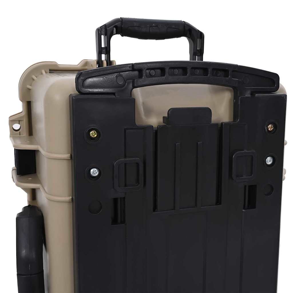 Hard Luggage Case Sand 56 x 35 x 23 cm Polypropylene and ABS
