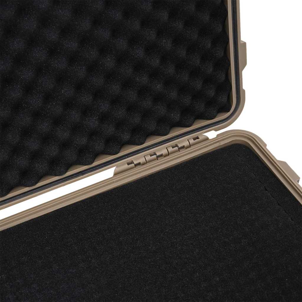 Hard Luggage Case Sand 56 x 35 x 23 cm Polypropylene and ABS