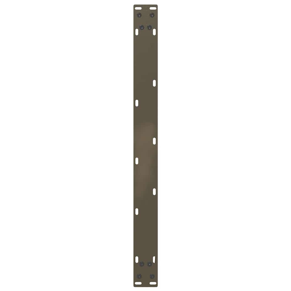 Coffee Table Legs U-Shaped 2 pcs Natural Steel 60x(42-43) cm