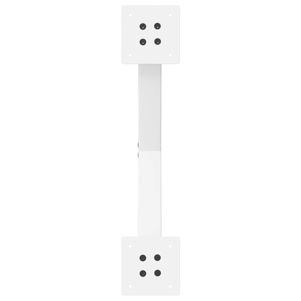 Dining Table Legs X-Shaped 2 pcs White 50x(72-73) cm Steel