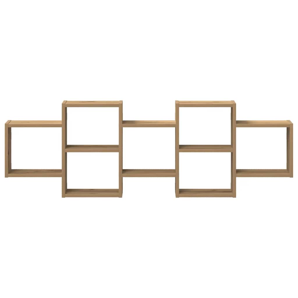 Wall Shelf Artisian Oak 129x18x42 cm Engineered Wood