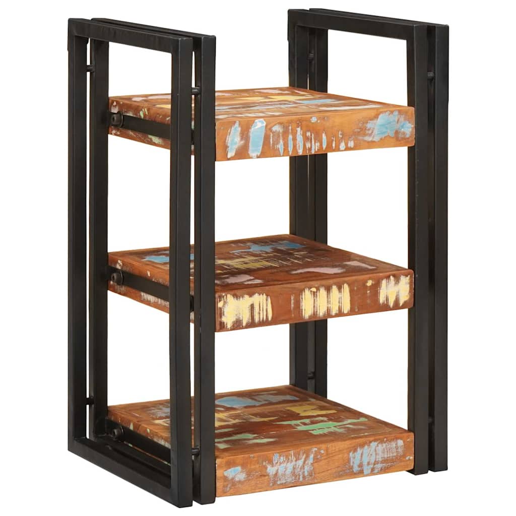 Bedside Table 2 pcs Brown and Black 38 x 33 x 58 cm