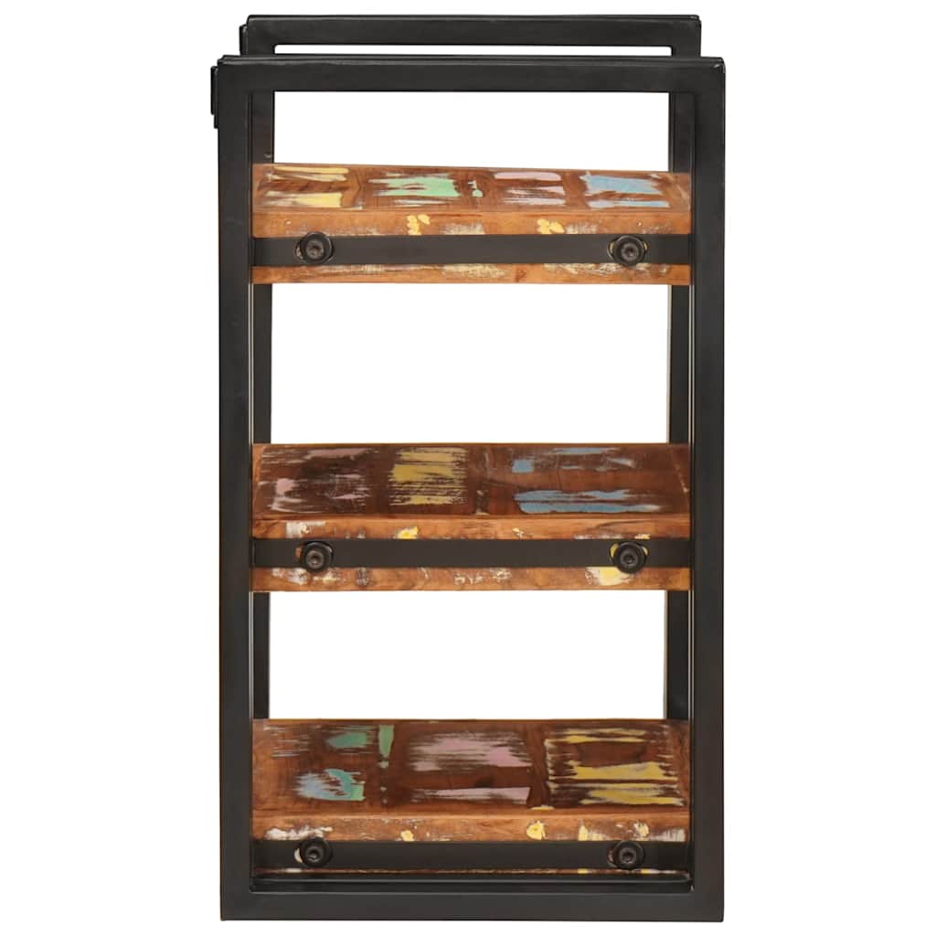 Bedside Table 2 pcs Brown and Black 38 x 33 x 58 cm