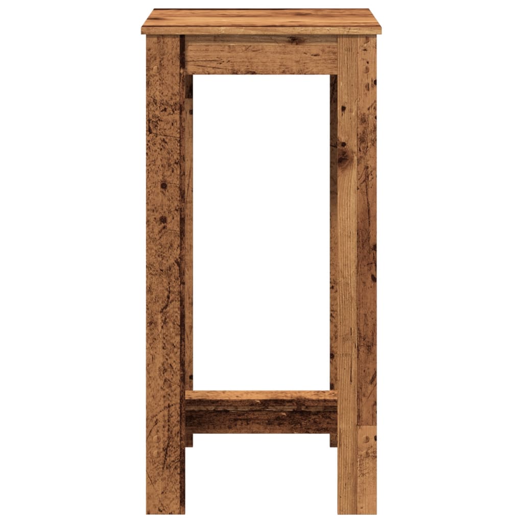 Bar Table Old Wood 51x50x103,5 cm Engineered Wood