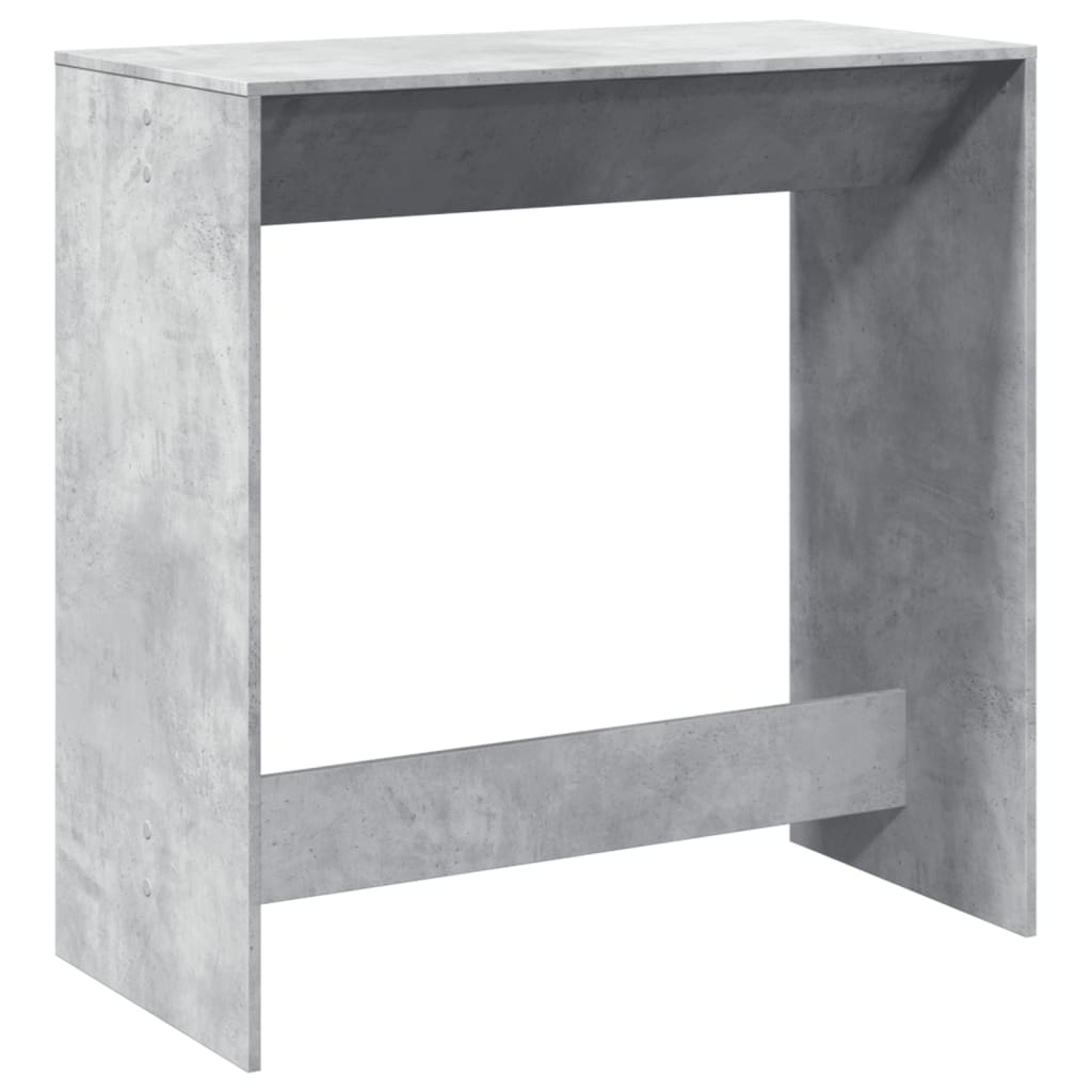 Bar Table Concrete Grey 102x50x103,5 cm Engineered Wood