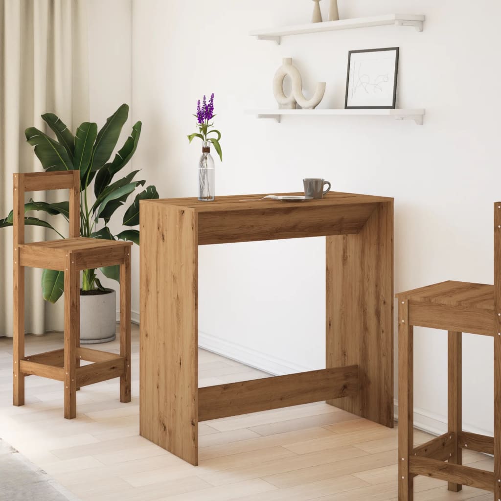 Bar Table Artisan Oak 102x50x103,5 cm Engineered Wood