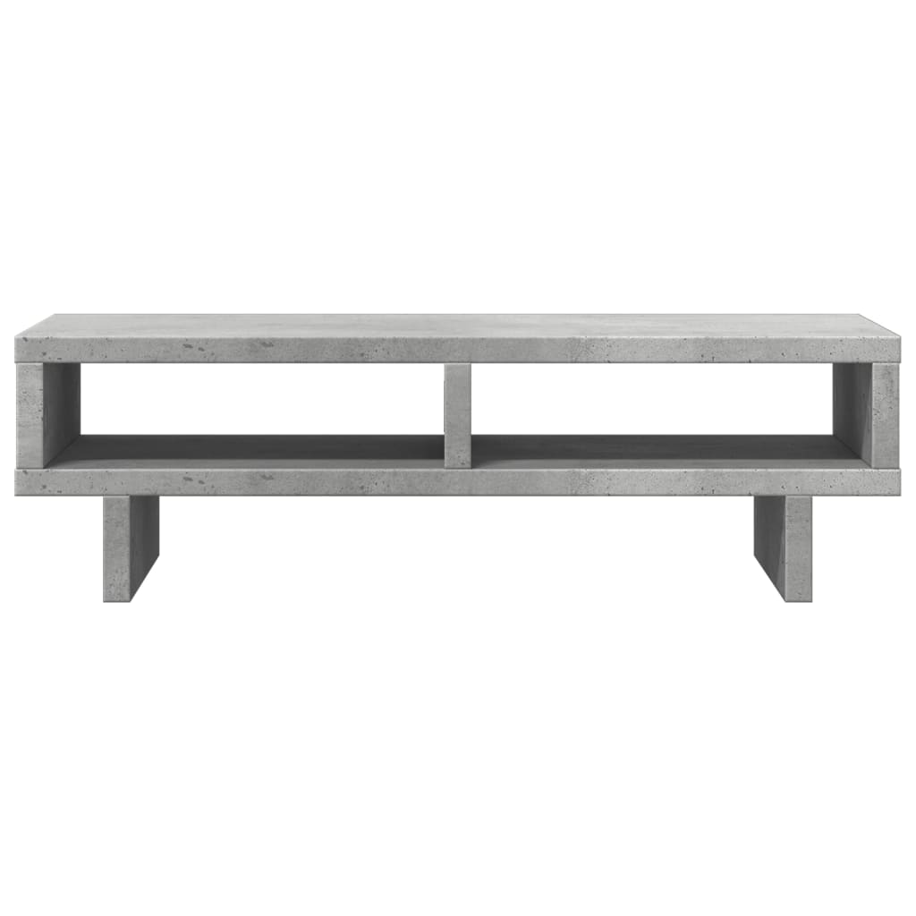 Monitor Stand Concrete Grey 50x27x15 cm Engineered Wood