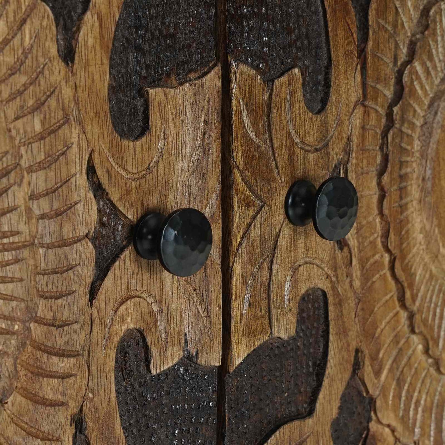 Bathroom Furniture Set 2 pcs Brown Solid Mango Wood