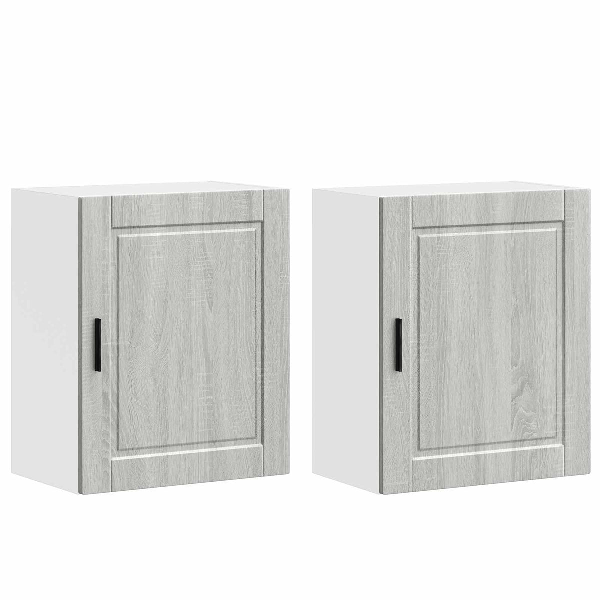 Kitchen Wall Cabinets 2 pcs "Porto" Grey Sonoma Engineered Wood