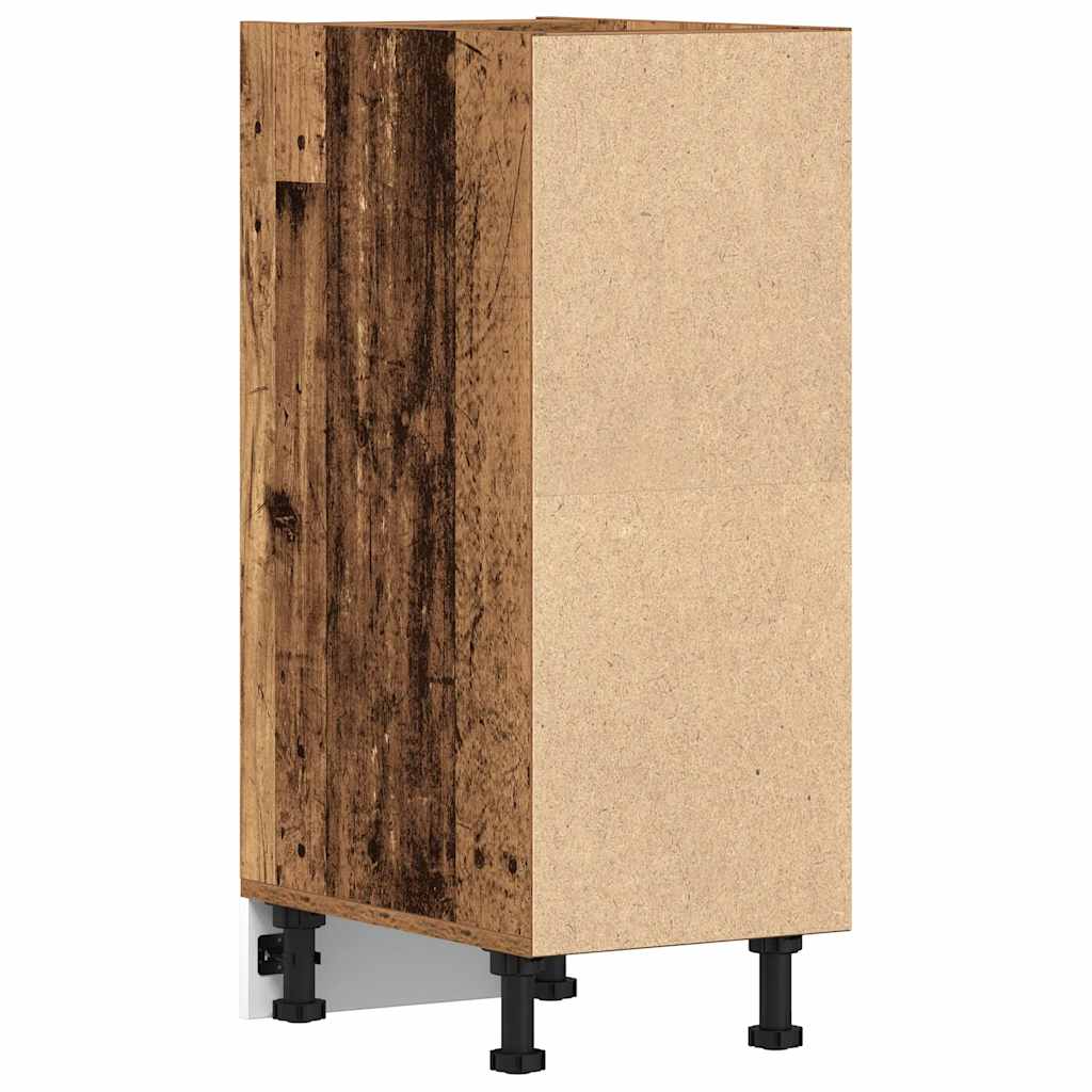 Bottom Cabinet "Riga" Old Wood 30x44,5x81,5 cm Engineered Wood