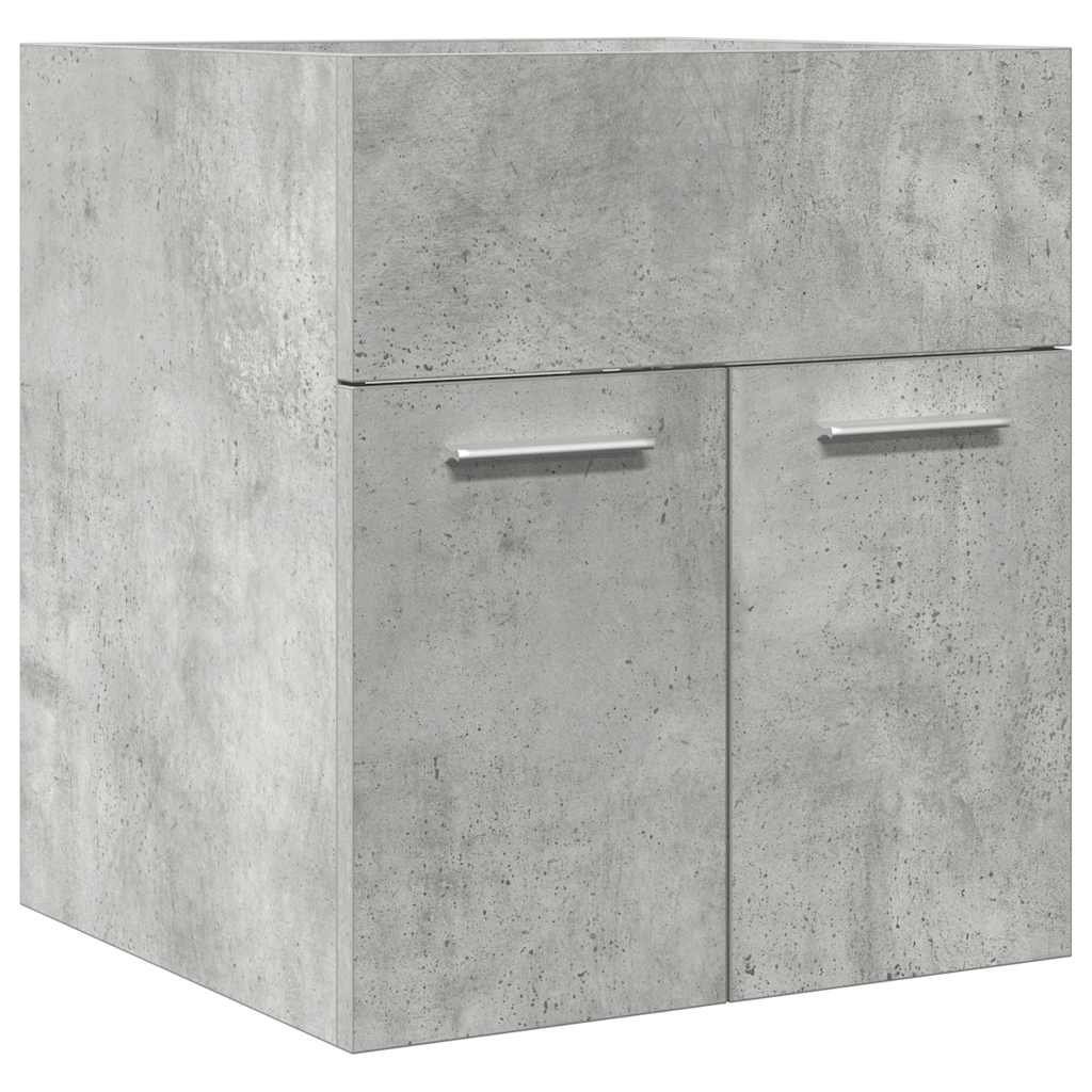 Bathroom Sink Cabinet Concrete Grey 41x38.5x46 cm