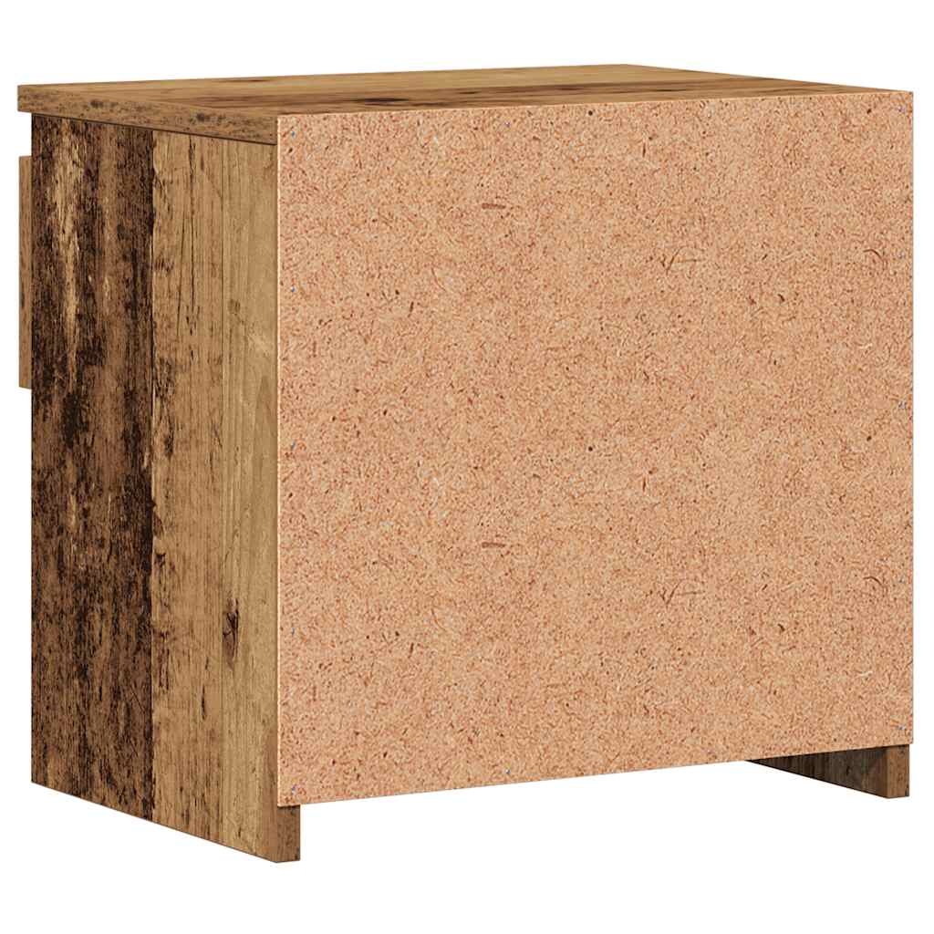 Bedside Cabinets 2 pcs Old Wood 40x30x39 cm Engineered Wood
