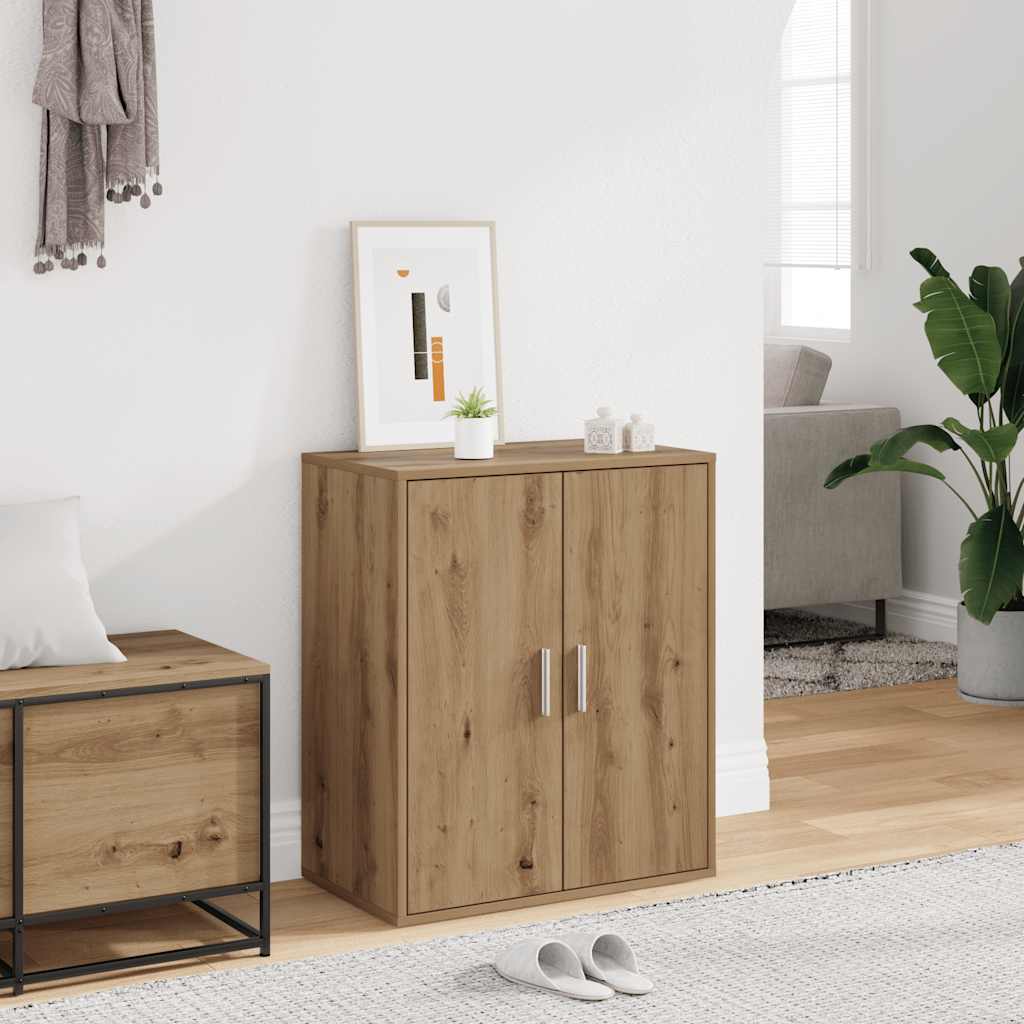 Shoe Cabinet 60 x 35 x 70 cm Artisan Oak 5 shelves