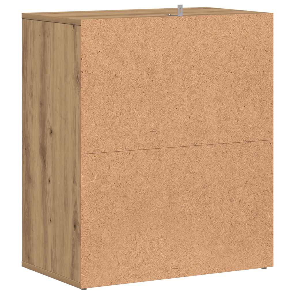 Shoe Cabinet 60 x 35 x 70 cm Artisan Oak 5 shelves