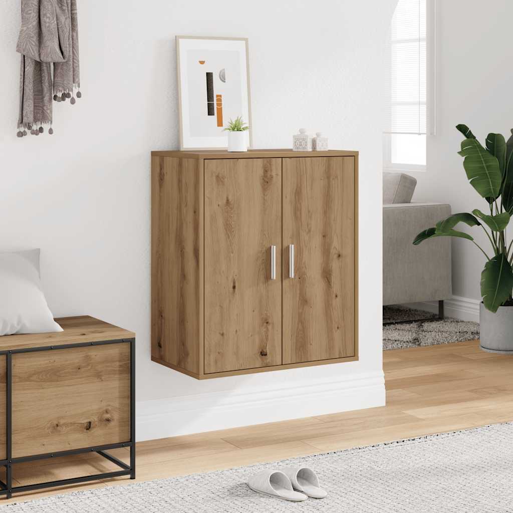 Shoe Cabinet 60 x 35 x 70 cm Artisan Oak 5 shelves