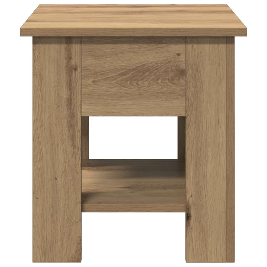 Coffee Table Artisan Oak 40x40x42 cm Engineered Wood