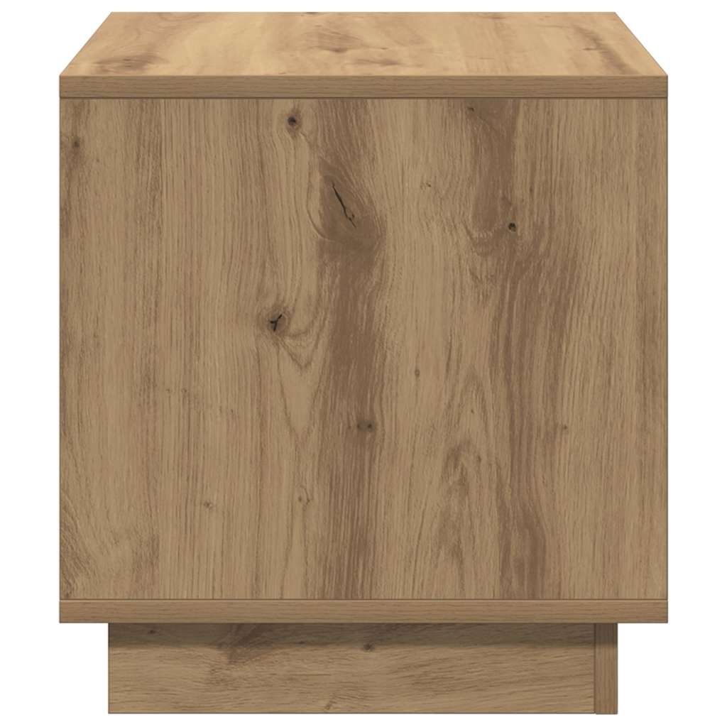 Coffee Table Artisan Oak 40x40x43 cm Engineered Wood