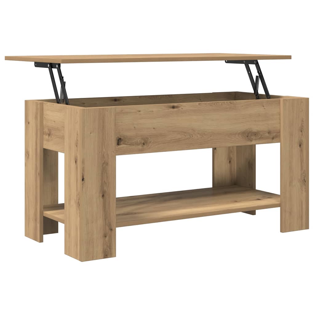 Coffee Table Artisan Oak 101x49x52 cm Engineered Wood