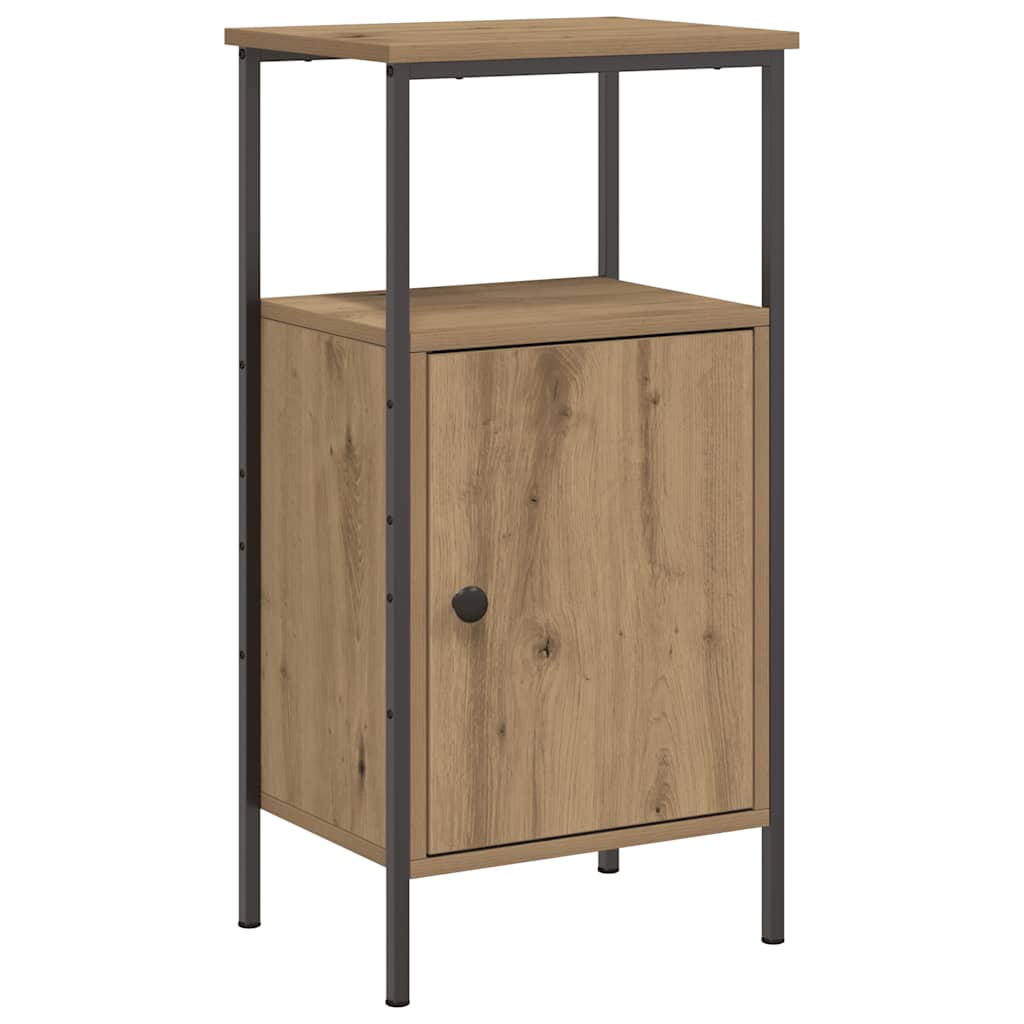 Bedside Cabinets 2 pcs Artisan Oak 41x31x80 cm Engineered Wood