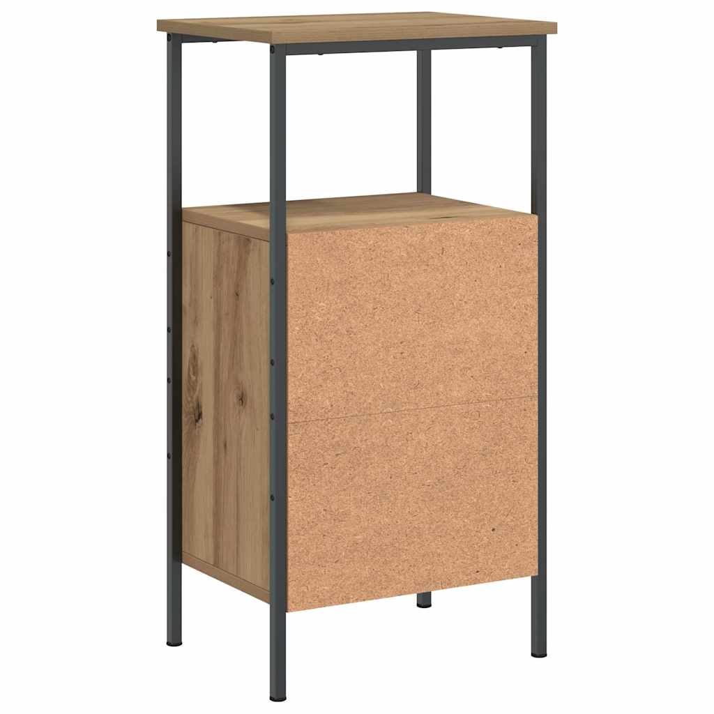 Bedside Cabinets 2 pcs Artisan Oak 41x31x80 cm Engineered Wood