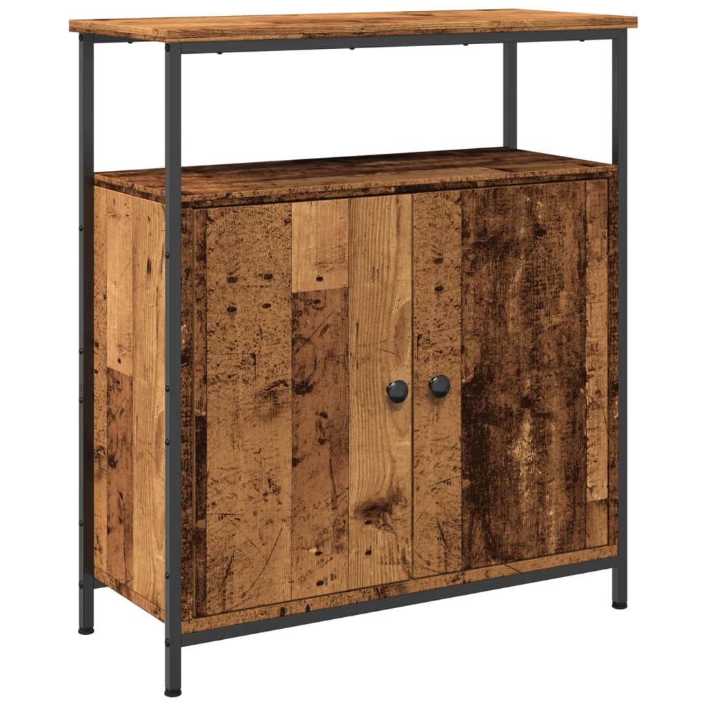 Sideboard Old Wood 70x30x80 cm Engineered Wood