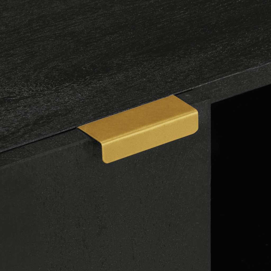 TV Cabinet Black 105x33x46 cm Engineered Wood