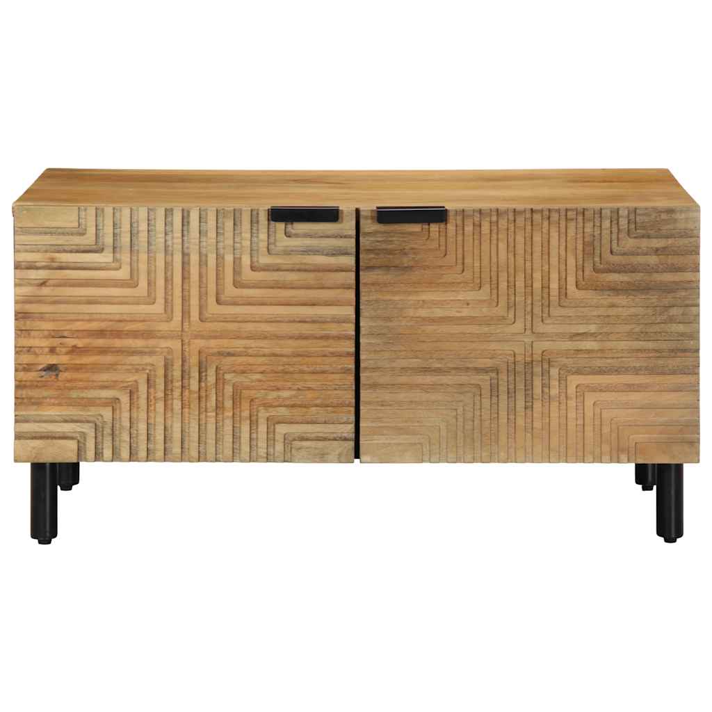 Coffee Table Brown 80x50x40 cm Solid Wood Mango