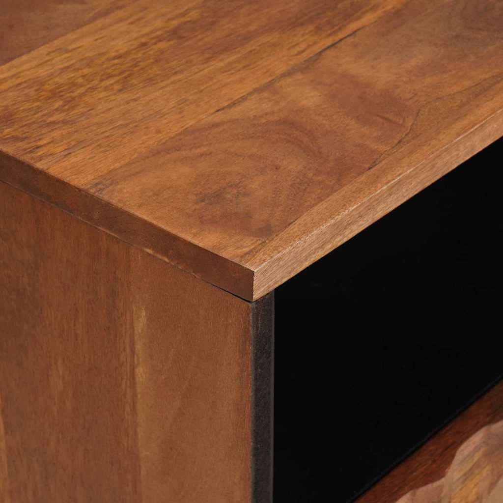 Bedside Cabinet Brown 50 x 33 x 62 cm Solid Mango Wood