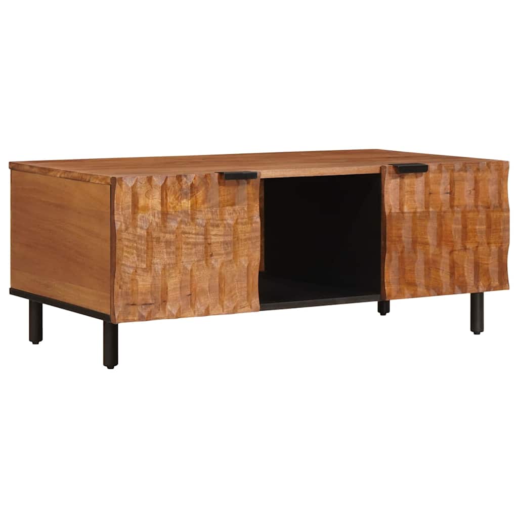 Coffee Table Brown 100 x 54 x 40 cm Solid Mango Wood