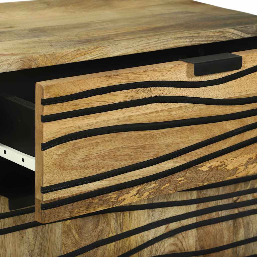 Bedside Cabinet Natural 50 x 33 x 60 cm Engineered Wood