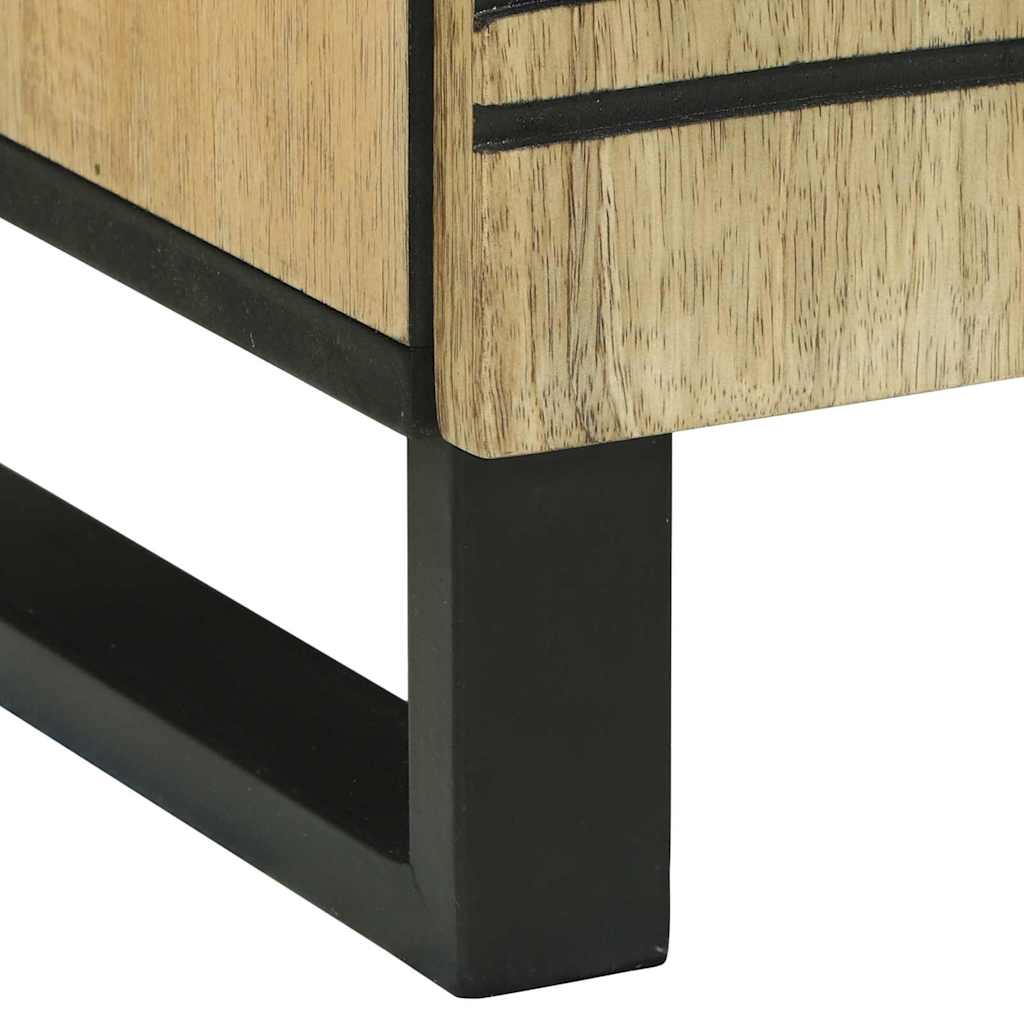 Bedside Cabinet Natural 50 x 33 x 60 cm Engineered Wood
