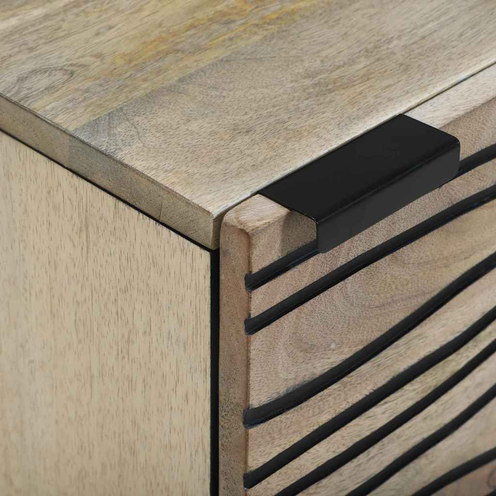 Bedside Cabinet White 40 x 33 x 46 cm Engineered Wood