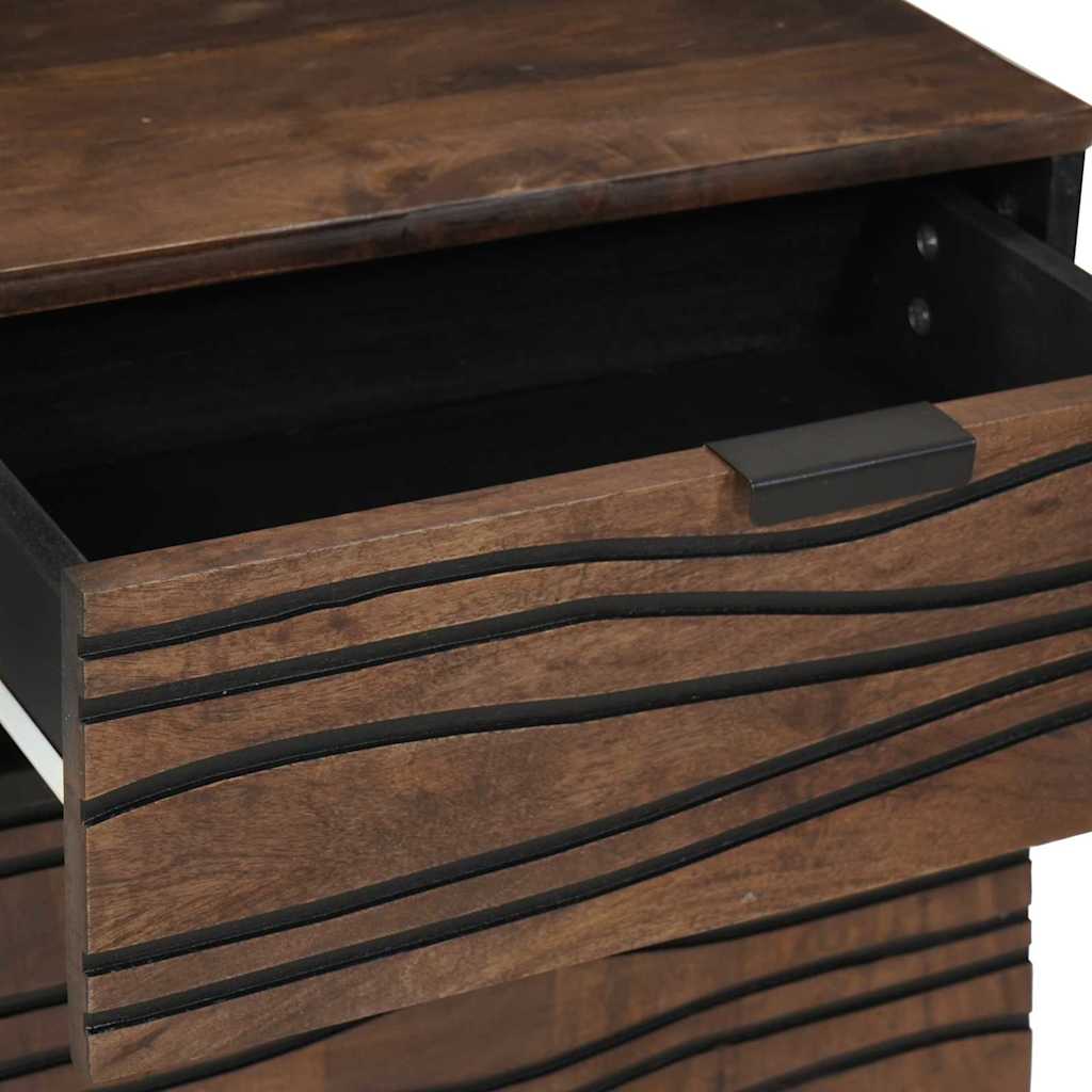Bedside Cabinet Walnut 50 x 33 x 60 cm Engineered Wood