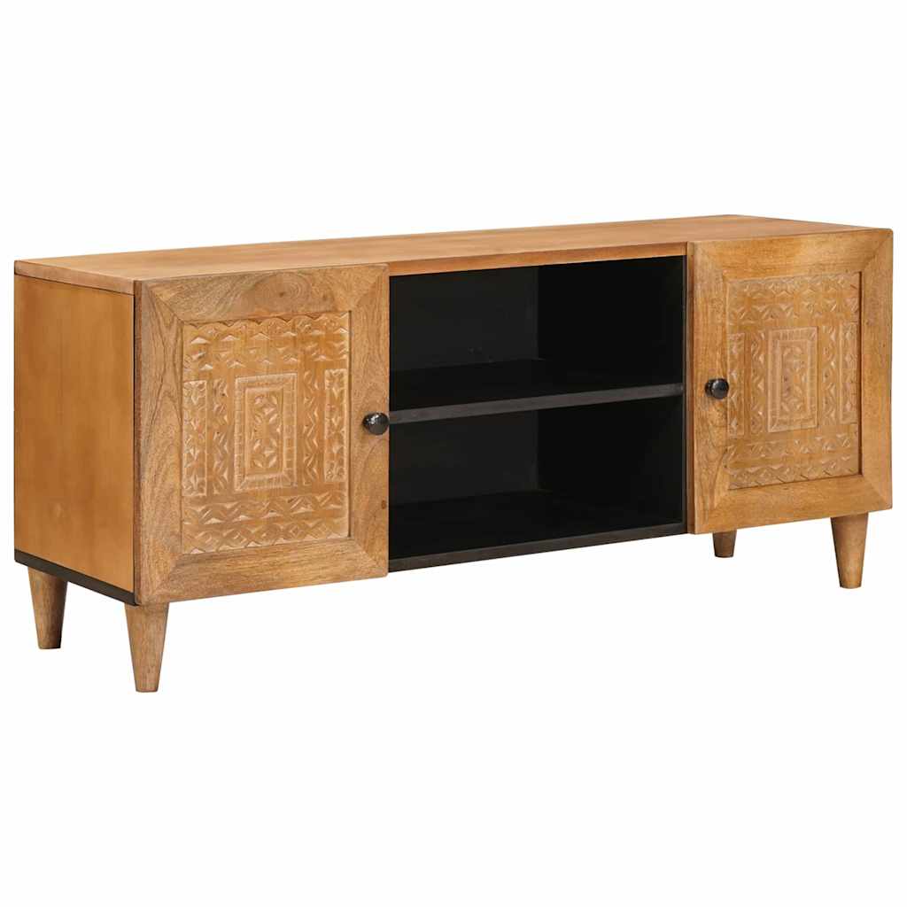 TV Units Light Brown 105 x 33 x 46 cm Solid Mango Wood