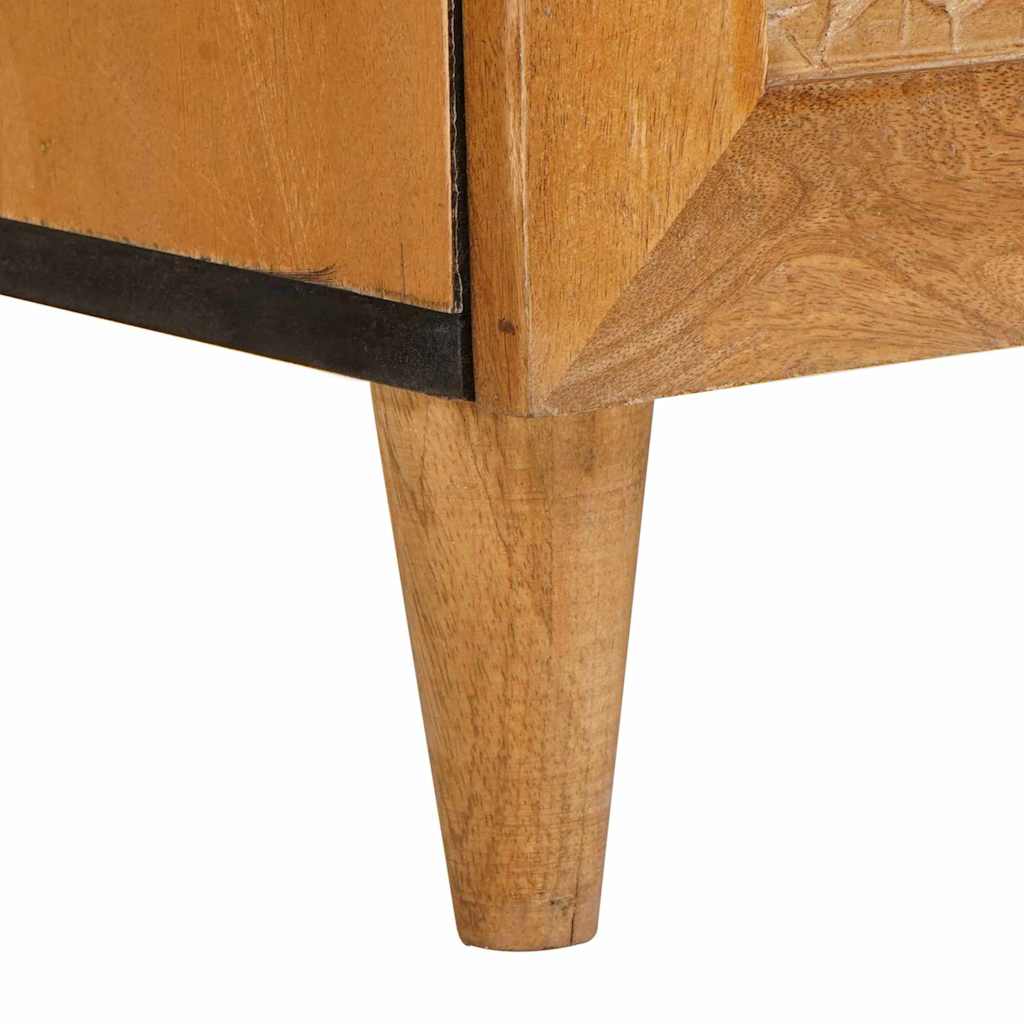 Bedside Cabinet Light Brown 50 x 33 x 62 cm Engineered Wood