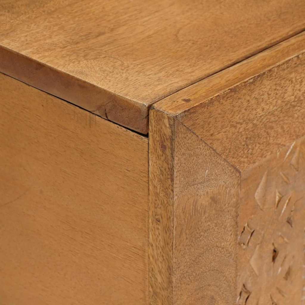Coffee Table Light Brown 100 x 54 x 40 cm Solid Mango Wood